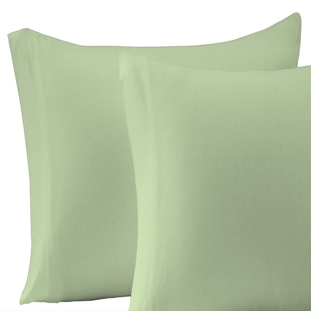 Threadinbox Toddler 400 TC Pillowcase (Teal,2 Pack), 12x20 Pillowcase for Sleeping, Soft and Breathable 100% Egyptian Cotton, Small Kids Pillowcase for Toddler Bed and Travel, Sage Green