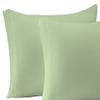 Threadinbox Toddler 400 TC Pillowcase (Teal,2 Pack), 12x20 Pillowcase for Sleeping, Soft and Breathable 100% Egyptian Cotton, Small Kids Pillowcase for Toddler Bed and Travel, Sage Green view 1