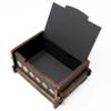 Dice Box - BLACK - 6x4x3 Also holds jewelry and great for desks and desk top items (Wizard) view 2