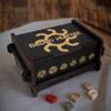Dice Box - BLACK - 6x4x3 Also holds jewelry and great for desks and desk top items (Blood Hunter) view 3