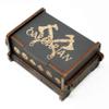Dice Box - BLACK - 6x4x3 Also holds jewelry and great for desks and desk top items (Barbarian) view 1