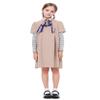 Stciqok Girls Halloween Dress 2 Pieces Horror Doll Cosplay Costumes Kids Party Dress Carnival Outfit Beige,XX-Large view 1