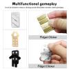 DYNAAGE Fidget Toys Adults - Metal Slider EDC Magnetic Haptic Clicker, Stress Relief, Quiet Anxiety & ADHD Focus Tool, Portable Office & Class & Travel Gift (Matte Sliver) view 3