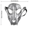 Aiffort 1Pcs Halloween Sheep Head Mask Halloween Sheep Skull Cosplay Mask Goat Skull Mask For Cosplay Masquerade Carnival Party Costume PropsBlack view 4