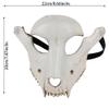 Aiffort 1Pcs Halloween Sheep Head Mask Halloween Sheep Skull Cosplay Mask Goat Skull Mask For Cosplay Masquerade Carnival Party Costume PropsBeige view 3
