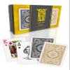 KEM Arrow Black and Gold Plastic Playing Cards - Jumbo Index, Poker Size, Premium Casino Grade - 2 Decks view 1