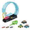 Hot Wheels Monster Trucks Glow in The Dark Epic Loop Challenge Playset view 2
