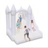 Bounceland Castle Palace Daydreamer Cloud Bounce House, 10.8 ft L x 9.8 ft W x 8.7 ft H, Basketball Hoop, UL Blower Included, Trendy Neutral Color, Fun Slide & Bounce Area, Castle Theme for Kids view 1