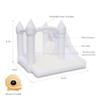 Bounceland Castle Palace Daydreamer Cloud Bounce House, 10.8 ft L x 9.8 ft W x 8.7 ft H, Basketball Hoop, UL Blower Included, Trendy Neutral Color, Fun Slide & Bounce Area, Castle Theme for Kids view 3