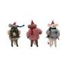 Felt Mouse with Faux Fur Sweater, 3 Styles by Creative Co-Op view 1