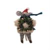 Felt Mouse with Faux Fur Sweater, 3 Styles by Creative Co-Op view 3