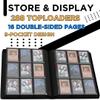 2-Pack Premium 9 Pocket Card Binder for 288 Cards, Scratch Resistant Double Sided Trading Card Binder, Sleek Card Collection Album for Yu-Gi-Oh!, MTG, TCG, game cards & sports cards(Blue Interior) view 2