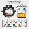 Baby Diaper Bag Backpack,Summer Sunshine Sunflower Baby Bag for Boys & Girls, Multi Function Waterproof Travel Essentials Baby Organizer Bag with Stroller Straps,Diaper Backpack for Mom/Dad,B824 view 3