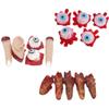 15 pcs Bloody Broken Fake Body Parts, Halloween Broken Fake Body Parts Scary Blood Fake Fingers, Ear, Eyeballs Horror Props for Halloween Party Decor Supplies view 1