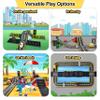 72pcs Upgraded Magnetic Tiles Road & Train Dual-Sided Expansion Pack, Magnetic Building Blocks Construction Toy for 3+Year Old Boys Girls, Kids Toys Montessori Toys for Toddler, STEM Learning Gifts view 2