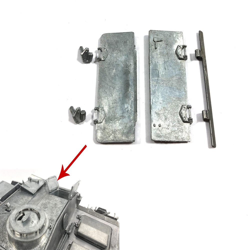 Mato 1:16 Stug III RC Tank Upper Hull Metal Hatches