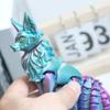 3D Printed Nine Tailed Fox Model,Articulated Fly Fox Models,Flexible Joint Animal Model Figurines, Surprise Fantasy Gifts view 4