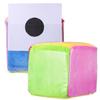 DIYEAH Pocket Dice, 2pcs DIY Education Playing Game Dice Plush Cube Alphabet Card DIY Photo Soft Early Education Learning Cubes Stacking Blocks Toys 10cm view 2