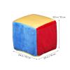 DIYEAH Pocket Dice, 2pcs DIY Education Playing Game Dice Plush Cube Alphabet Card DIY Photo Soft Early Education Learning Cubes Stacking Blocks Toys 10cm view 4