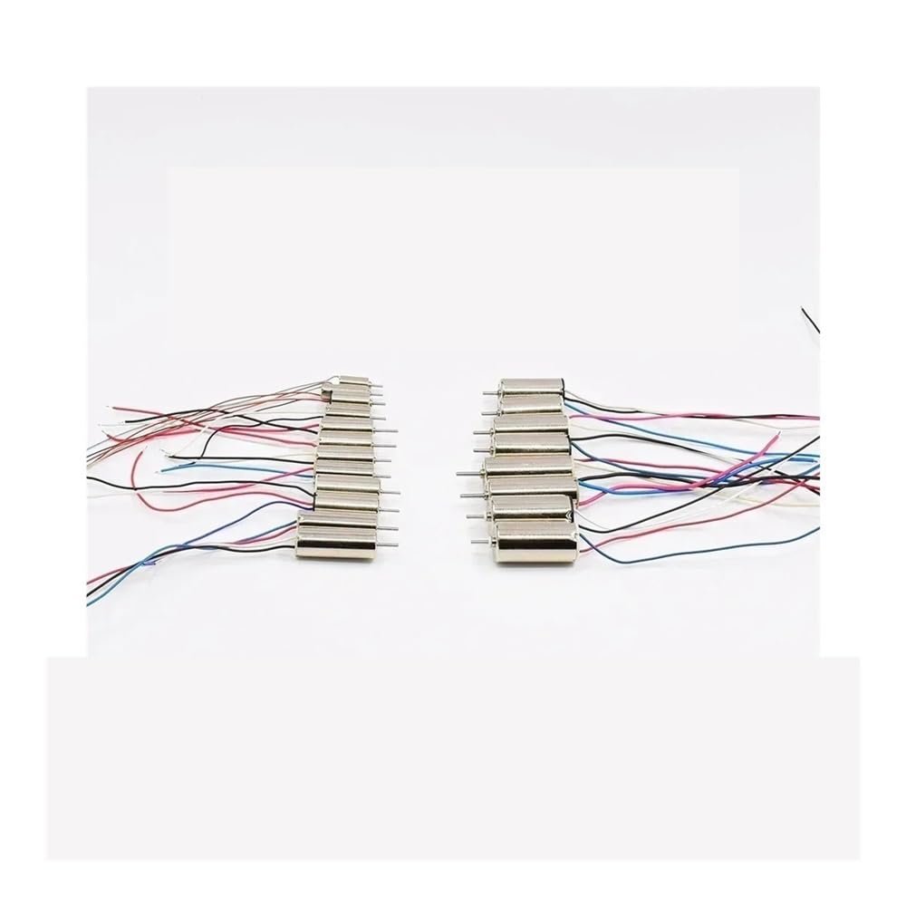 PPOZYLPC DC 3.7V Coreless Electronic Starter 408,412,612,615,7mm*16mm,720,816,8520,1020 High Speed RC Drone Quadcopter Engine Accessory(1020A)