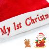RJVW Baby Santa Hat: Christmas Hat for Infant, Baby Xmas Holiday Classic Santa Claus for Christmas New Year Party view 2