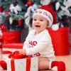 RJVW Baby Santa Hat: Christmas Hat for Infant, Baby Xmas Holiday Classic Santa Claus for Christmas New Year Party view 4