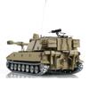 wheelfun 1/16 Tongde RC Tank M109A2 Self-propelled RTR Fighting Infrared Battle Smoke Unit Light Sound(Pro-Edition-Desert Yellow) BB Shooting Airsoft Tank That Shoot view 4
