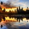 Jigsaw Puzzle Games We Played 1000 Piece Made of Premium Basswood DIY Present in Box Present Wrap Room Mural:Sunrise Discovery of Angkor Wat view 1