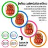 Sunyoungift 500 Custom Poker Chips, Full-Color Print Your Logo and Text, Plastic Tokens for Party, Card Club, Casino Night, Billiard Hall (Purple) view 4