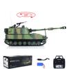 wheelfun 1/16 Tongde RC Tank M109A2 Self-propelled RTR Infantry Fighting Infrared Battle Smoke Unit Light Sound(Pro-Edition-Camouflage Green) BB Shooting Airsoft Tank That Shoot view 2