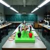 1Pc Green DIY DC Electrical Motor Assemble KIT - STEM Science Lab Educational Physics Learning Experiment Ornaments for Electrical Motor Light in Weight,Learning and Education(ZS584) view 3