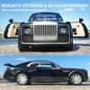 Metal Toy Cars of Sweptail, 1:24 Scale Rolls-Royce Model Diecast Cars with Door/Sound/Light/Pull Back, Collectible Car Toy Gift for Christmas Birthday view 4