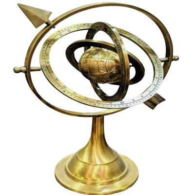 rass Celestial Globe Armillary Globe Showpiece Brass Armillary