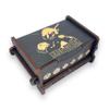 Dice Box - BLACK - 6x4x3 Also holds jewelry and great for desks and desk top items (Goblin - PERSONALIZED) view 1