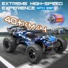 Womaqu Rc Cars 1:14 All Terrain RC Car for Adults & Boys, 4WD Off-Road RC Truck High Speed Fast 40+ KPH, 4X4 Waterproof Remote Control Car with 2 Rechargeable 1300 mAh Batteries view 3