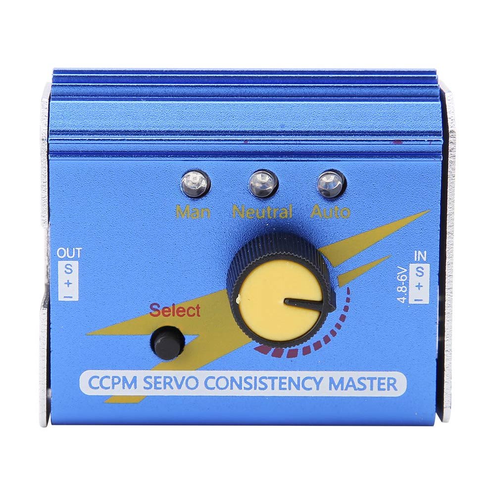 3CH ESC Servo Tester Aluminum Alloy Enclosure, 3CH ESC Servo Tester Analog and Digital Servos, Control ESC ESC Tester for RC Planes, Helicopters, Cars Sample Injection Syringes