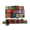 21 Pc Miniatures Dollhouse Books Vintage Style Prop Books Miniature Books 1/12 Scale Accessories Paper Pages by Little Things of Interest view 1