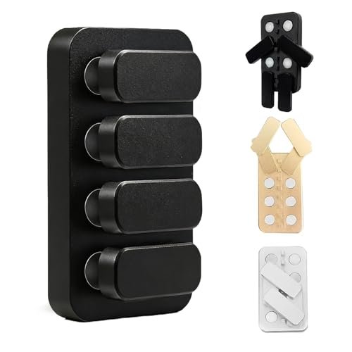 DYNAAGE Fidget Toys Adults - Metal Slider EDC Magnetic Haptic Clicker, Stress Relief, Quiet Anxiety & ADHD Focus Tool, Portable Office & Class & Travel Gift (Matte Black)