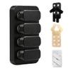 DYNAAGE Fidget Toys Adults - Metal Slider EDC Magnetic Haptic Clicker, Stress Relief, Quiet Anxiety & ADHD Focus Tool, Portable Office & Class & Travel Gift (Matte Black) view 1
