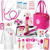 Doctor Kit for Girls, 36 Pcs Veterinarian Playset for Kids, Doctor Kit for Toddlers 3-5 with Dog Toy & Real Stethoscope, Kids Vet Kit Pretend Play Doctor Toys, Doctor Play for Boys Girls view 1