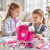 Doctor Kit for Girls, 36 Pcs Veterinarian Playset for Kids, Doctor Kit for Toddlers 3-5 with Dog Toy & Real Stethoscope, Kids Vet Kit Pretend Play Doctor Toys, Doctor Play for Boys Girls view 2