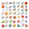 100 Pack Flower Stickers, Flower Party Favors, Birthday Decorations Gifts view 3