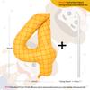 40 In Matte Yellow Number Balloons Helium Foil Mylar Balloon Birthday Party banquet Decoration Digital 4 view 2