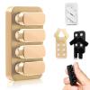 DYNAAGE Fidget Toys Adults - Metal Slider EDC Magnetic Haptic Clicker, Stress Relief, Quiet Anxiety & ADHD Focus Tool, Portable Office & Class & Travel Gift (Matte Gold) view 1