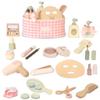 Pithfor Wooden Makeup Toy Set, Pretend Play Makeup Set for Kids Toddlers, Play Beauty Makeup Kit for Girls 3 4 5 6 7 Year Old view 1
