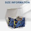 Tudguiloae High-Capacity Art Deco Card Deck Box - Ideal Trading Card Game Storage Solution with Compact Size, and Easy Access - PU Leather Fits for TCG CCG Magic Cards(Warrior Komodo Dragon) view 3