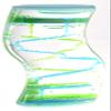 Generic A and E Imports - Liquid Motion Bubbler - Blue/Green view 2