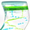 Generic A and E Imports - Liquid Motion Bubbler - Blue/Green view 3