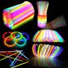 207 Glow Sticks Bulk Party Pack, Halloween Glow Sticks For Kids Camping, Glow In The Dark Sticks,8 Glow Party Supplies Bracelets with Connectors view 2