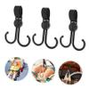 Veemoon 5pcs Stroller Hooks Rotating Hanging Hooks Hanging Buckle for Home Car view 4